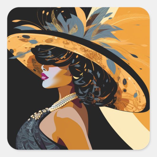 彼女の冠#1 スクエアシール (正面)