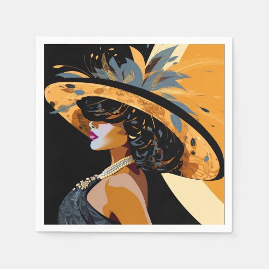 彼女の冠#1 スタンダードカクテルナプキン (正面)