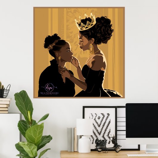 彼女の冠#2 ポスター (ホームオフィス)