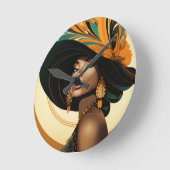 彼女の冠#2 ラウンド壁時計 (傾斜)