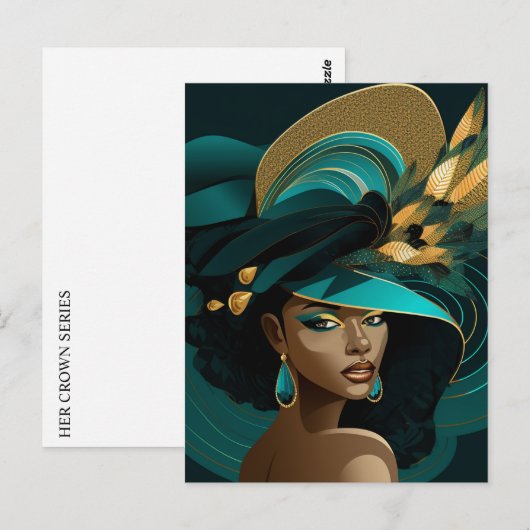 彼女の冠#8 ポストカード (正面/裏面)