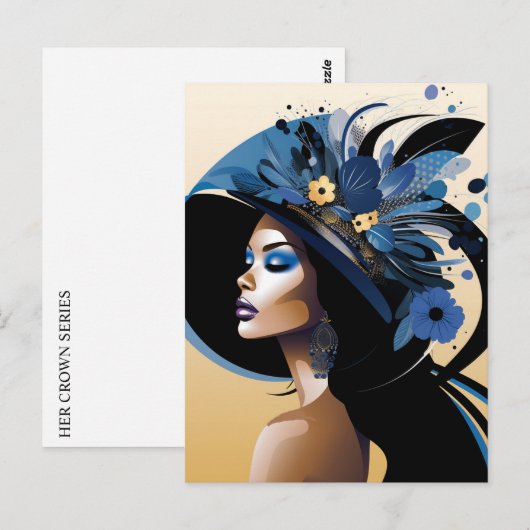 彼女の冠#9 ポストカード (正面/裏面)