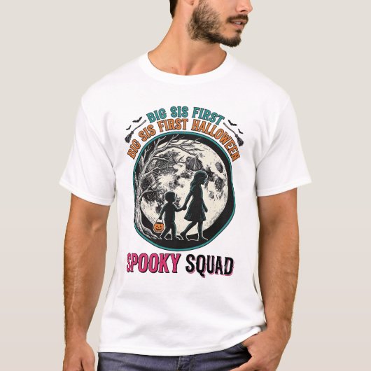 彼女の初めてのハロウィンに お姉ちゃんハロウィンTシャツ Tシャツ (正面)