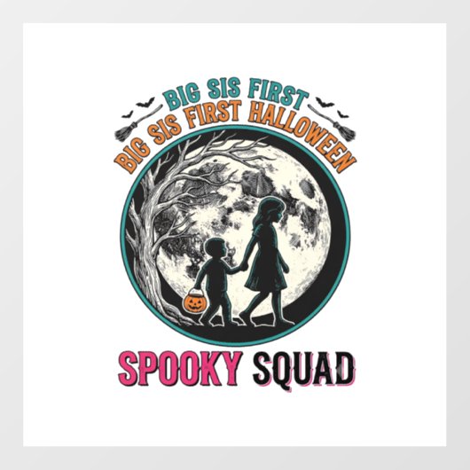 彼女の初めてのハロウィンに お姉ちゃんTシャツ ウィンドウサイン (シート)