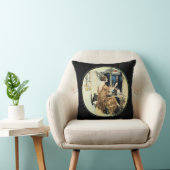 彼女の化粧台のヴィンテージの二十代の女性 クッション (椅子)