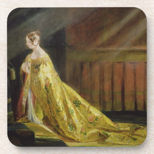 彼女の即位ローブのビクトリア、1838年女王(油o コースター (正面)