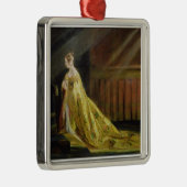 彼女の即位ローブのビクトリア、1838年女王(油o メタルオーナメント (右)