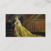 彼女の即位ローブのビクトリア、1838年女王(油o 名刺 (裏面)