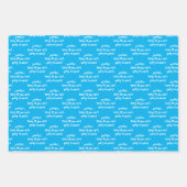 彼女の名前であなたの言葉誕生日3 Gift ラッピングペーパーシート (正面3)