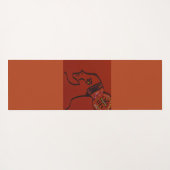 彼女の名前はライト ヨガマット (裏面(横))