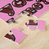 彼女の名前を結婚します私とパズル加えて下さい ジグソーパズル (側面)