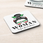 彼女の名前をMasha Amini女性の生活の自由のサポート コースター (左側)