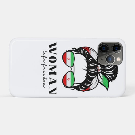 彼女の名前をMasha Amini女性の生活の自由のサポート Case-Mate iPhoneケース (裏面(横))