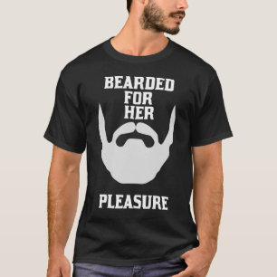 彼女の喜びにひげを生やした Tシャツ