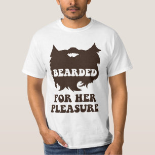 彼女の喜びのために髭がある Tシャツ