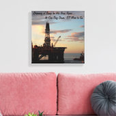 彼女の夢 キャンバスプリント (インサイチュ (リビング))