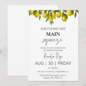 彼女の大切な人との結婚前のお祝いパーティー 招待状 (正面/裏面)