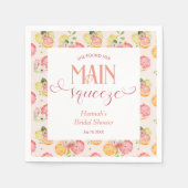 彼女の大切な人との結婚前のお祝い スタンダードカクテルナプキン (正面)