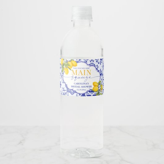 彼女の大切な人との ブライダルシャワー ペットボトルラベル (正面)