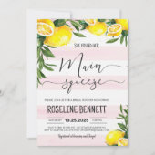 彼女の大切な人との ブライダルシャワー 招待状 (正面)