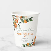 彼女の大切な人とオレンジのシャワーパーティ 紙コップ (正面)