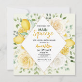 彼女の大切な人へのウェディングシャワーの招待状を見つけた シーズンカード (正面)