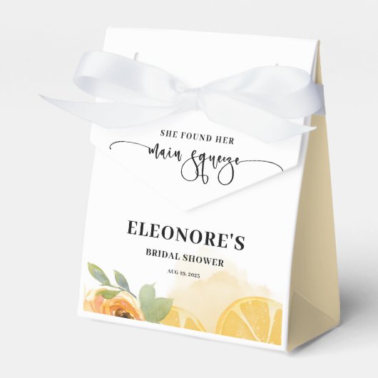 彼女の大切な人へのブライダルシャワーパーティ フェイバーボックス (正面サイド)