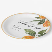 彼女の大切な人へのブライダルシャワー ペーパープレート (アングル)