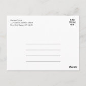 彼女の大切な人へのブライダルシャワー ポストカード (裏面)