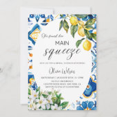 彼女の大切な人を見つけた - シトラス ブライダル シャワー 招待状 (正面)