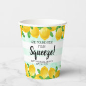 彼女の大切な人 メインスクイーズ レモン ブライダルシャワー 紙コップ (正面)