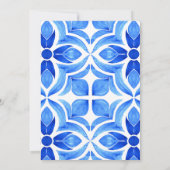 彼女の大切な人、レモンの結婚前のお披露目パーティーがあった 招待状 (裏面)