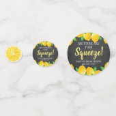 彼女の大切な人 見つけた! レモン ブライダルシャワー コンフェッティ (正面)