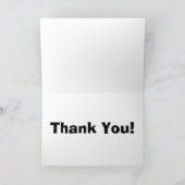 彼女の太陽の帽子のマリリン、種類の1才です サンキューカード (内部)