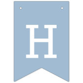 彼女の女の子の男の子ジェンダーは埃っぽいピンクの青を明かす バンティングフラッグ (第2の旗)