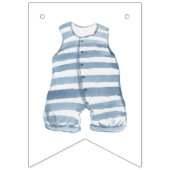 彼女の女の子の男の子ジェンダーは埃っぽいピンクの青を明かす バンティングフラッグ (第1の旗)