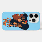 彼女の女祝性歴史月間Casの顔 Case-Mate iPhoneケース (裏面 (横))