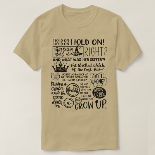 彼女の妹を抱き締めるのは魔女だった Tシャツ (デザイン正面)