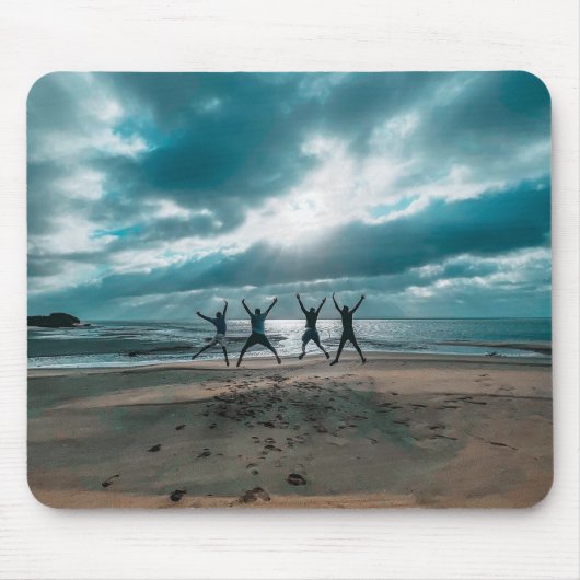 彼女の妻のための太陽の上昇の贈り物 マウスパッド (正面)