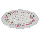 彼女の子供たちが立ち上がって彼女に電話賛美する カッティングボード (角)