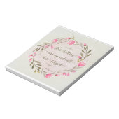 彼女の子供たちが立ち上がって彼女に電話賛美する ノートパッド (回転)