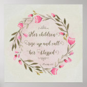 彼女の子供たちが立ち上がって彼女に電話賛美する ポスター (正面)