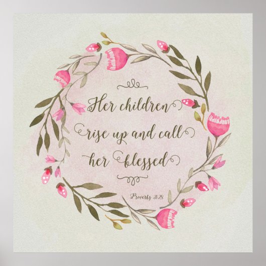 彼女の子供たちが立ち上がって彼女に電話賛美する ポスター (正面)