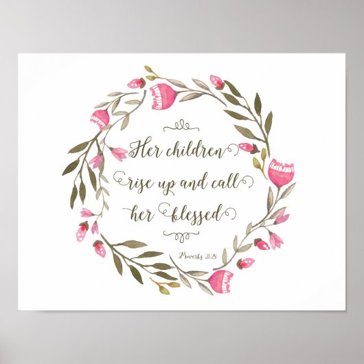 彼女の子供たちが立ち上がって彼女に電話賛美する ポスター (正面)