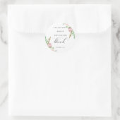 彼女の子供たちが立ち上がって彼女に電話賛美する ラウンドシール (バッグ)