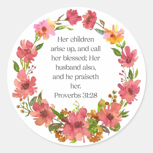 彼女の子供たちが立ち上がって彼女賛美を呼び出す… ラウンドシール (正面)