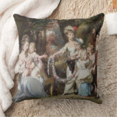 彼女の子供の夫人Justinian Casamajorおよび8、 クッション (ブランケット)