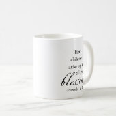 彼女の子供は起こり、彼女を賛美されて電話します コーヒーマグカップ (正面右)