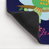 彼女の子供及び一流のマウスパッドのフクロウのお母さん マウスパッド (コーナー)