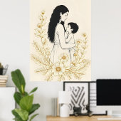 彼女の存在に花開く ポスター (ホームオフィス)